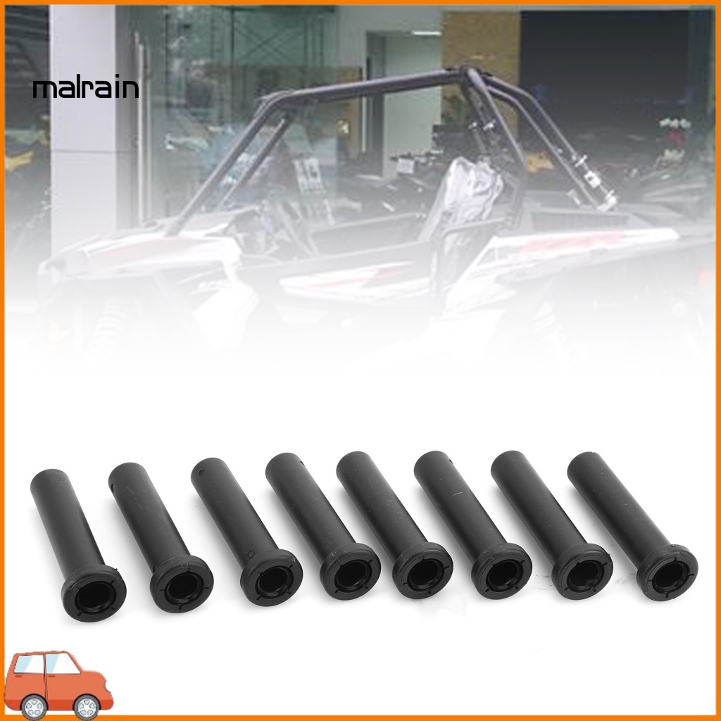 Set 8 Phụ Kiện Ống Lót Cánh Tay Điều Khiển Phía Trước Màu Đen Cho Polaris RZR