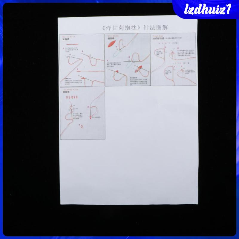 Vỏ Gối Thêu Thủ Công DIY Cho Người Mới Bắt Đầu