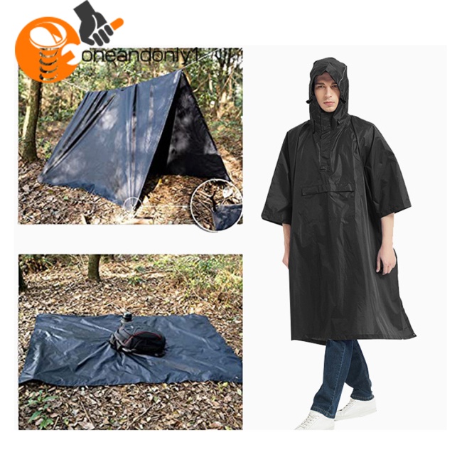 Áo Mưa Có Mũ Trùm Chống Thấm Nước Tiện Dụng Cho Các Hoạt Động Ngoài Trời