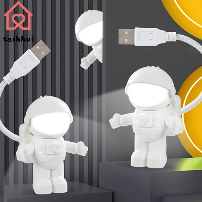 Đèn Led Usb Đọc Sách Ánh Sáng Ban Đêm Điều Chỉnh Được Hình Phi Hành Gia Cho Văn Phòng /