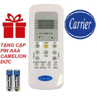 Remote máy lạnh carrier mẫu 2 - điều khiển điều hòa carrier mẫu 2