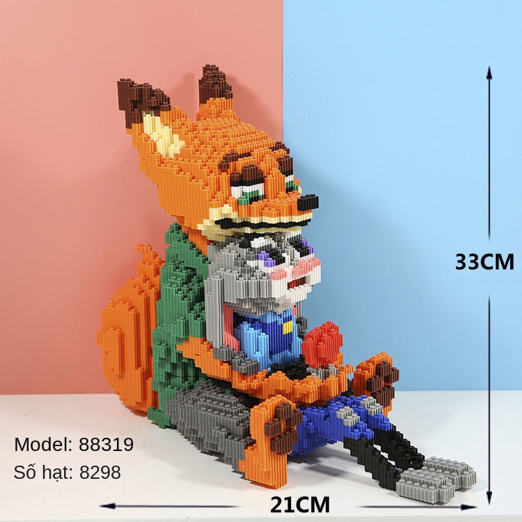 Bộ Đồ Chơi Lắp Ráp Hình Gấu Trúc Cho Bé