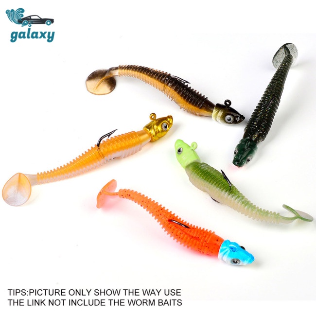 Galaxy Set 5 Mồi Giả Nhử Cá 3.5g / 5g / 7g Gắn Kèm Móc Câu