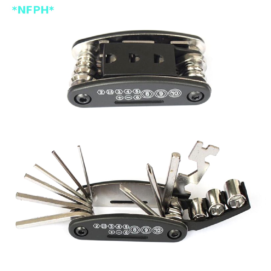 Bộ Dụng Cụ Sửa Chữa Xe Đạp Mini 16 Trong 1 Đa Năng Mới