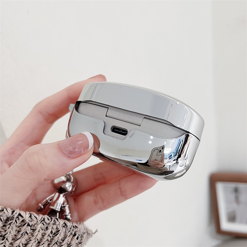 Vỏ Bảo Vệ Hộp Sạc Tai Nghe Sony WF-1000XM4 Hình Chú Gấu Cười Dễ Thương Kèm Móc Khóa Tiện Dụng