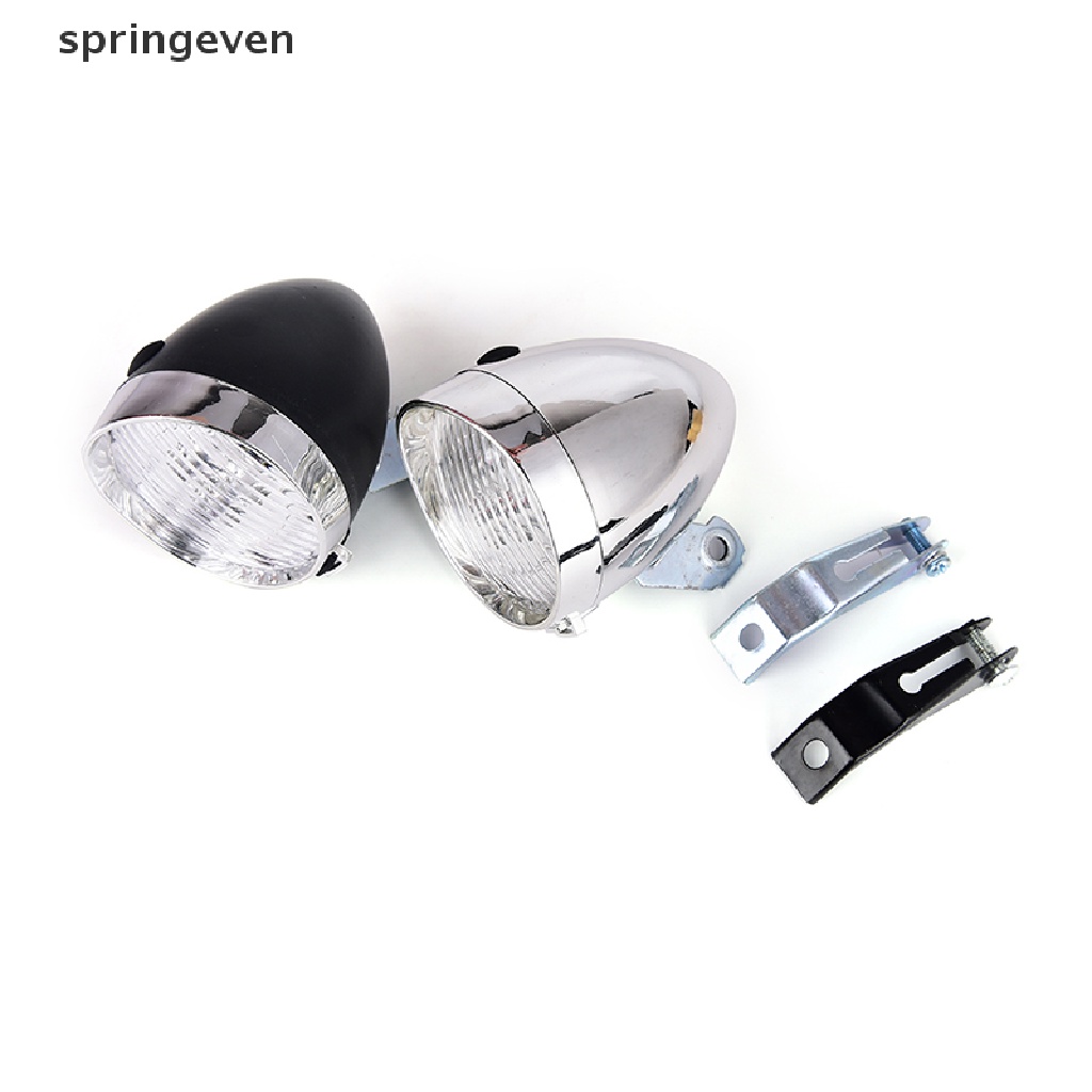 Đèn Pin Gắn Phía Trước Xe Đạp Phong Cách Cổ Điển