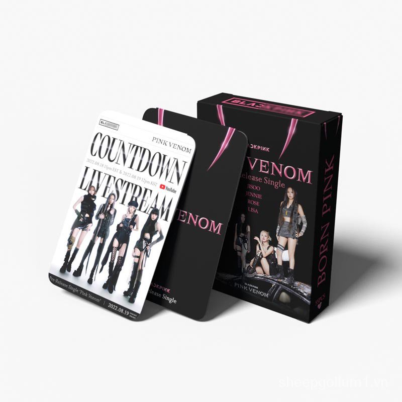 54 Ảnh Thẻ Bộ sưu tầm official photocard bo góc album mới nhất thần tượng tấm ảnh hình nhạc blackpink 3XLV