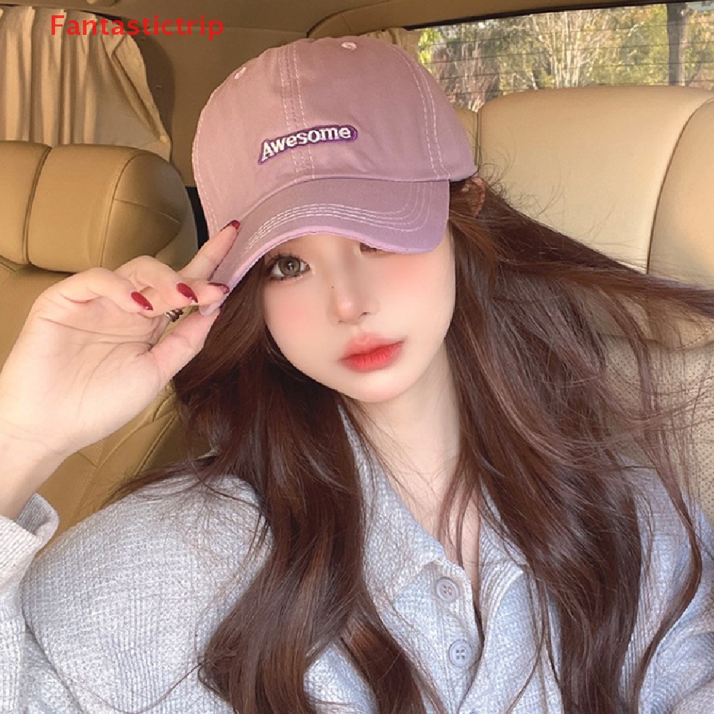 Mũ Lưỡi Trai Thêu Chữ Phong Cách Hip Hop Thời Trang Xuân Thu Mới Cho Nam Và Nữ