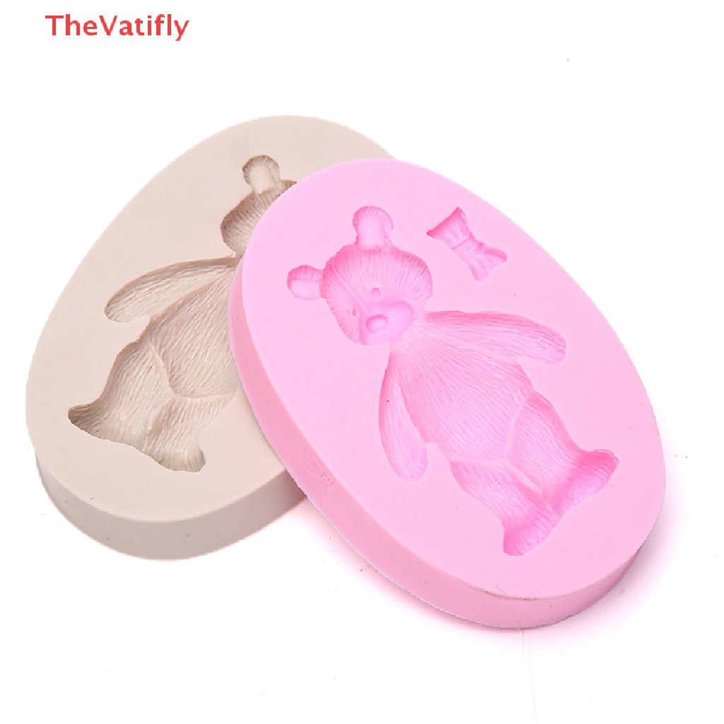 Khuôn Silicone Làm Bánh / Xà Phòng / Sô Cô La Hình Gấu
