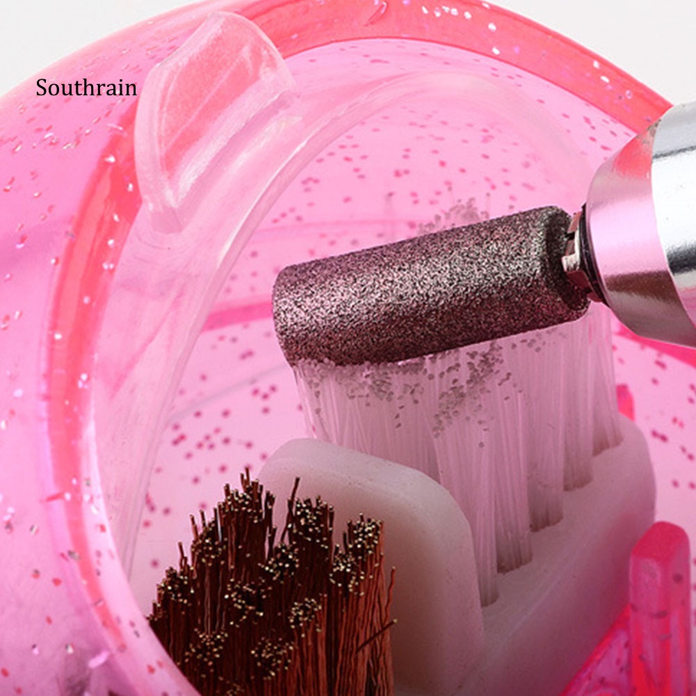 Hộp Nhựa Đựng Cọ Vẽ Móng Tay Chuyên Nghiệp Ốp