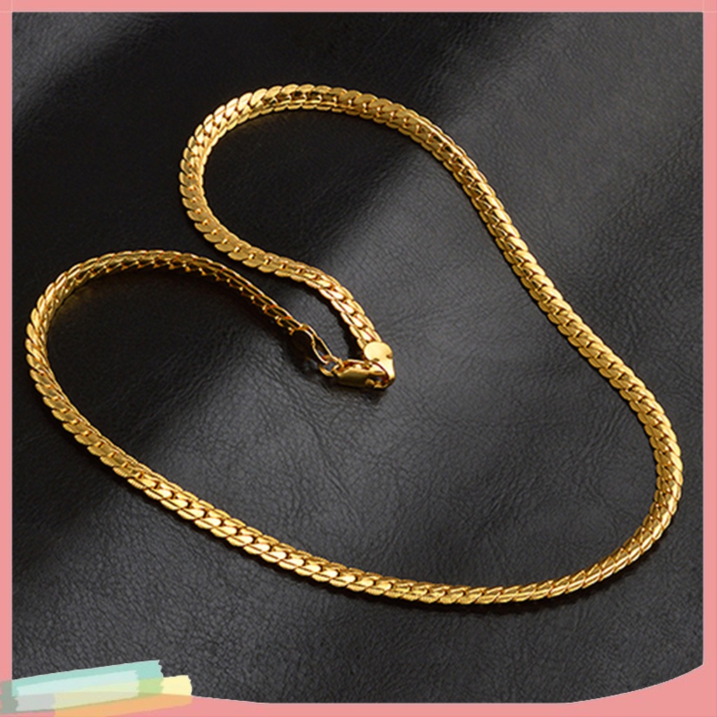 Vòng cổ Mạ Vàng Thời Trang LK-Unisex Dành Cho Nữ