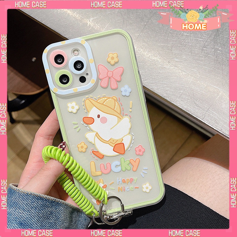 Ốp Điện Thoại Kiểu Ba Lô Hình Chú Vịt Cho Iphone7 / 7plus / 8 / 8plus / x / xs / 11 / 12 / 13 / 14 / pro / max / plus / promax-HM