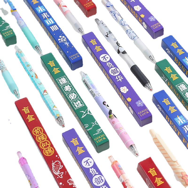 Hộp Bút Mực gel Bất Ngờ Họa Tiết Hoạt Hình Dễ Thương Cho Học Sinh AC2107