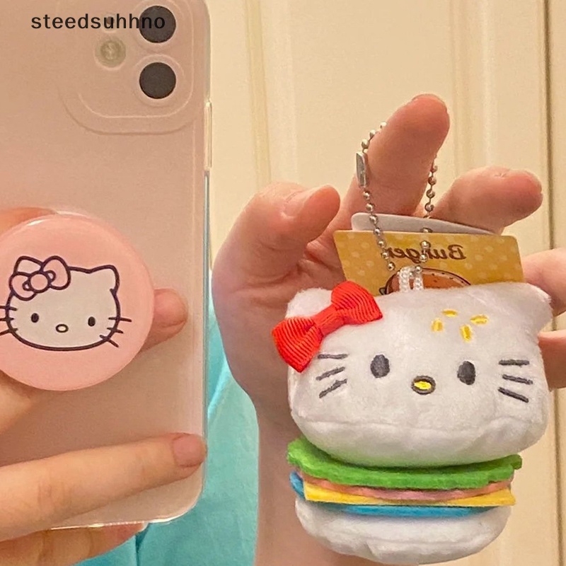 Móc Khóa Hình Mèo Nhồi Bông Dễ Thương