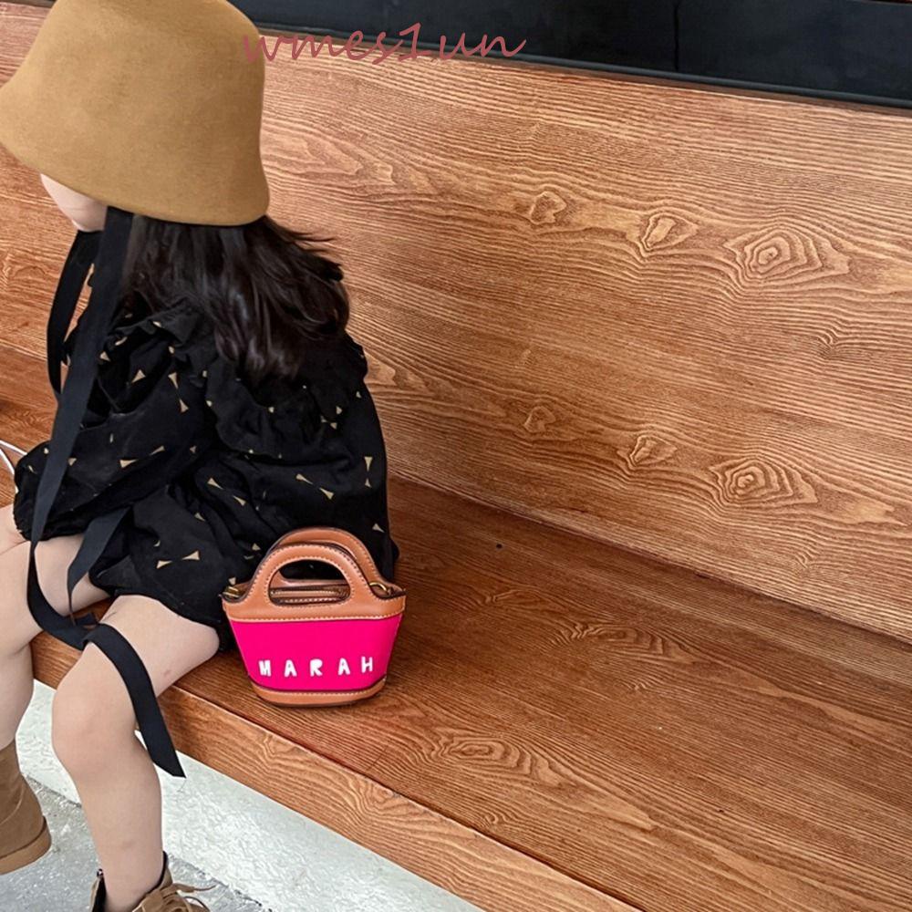 Túi Đeo Chéo Đựng Điện Thoại Bằng Da PU In Chữ WMES15H Dành Cho Nữ