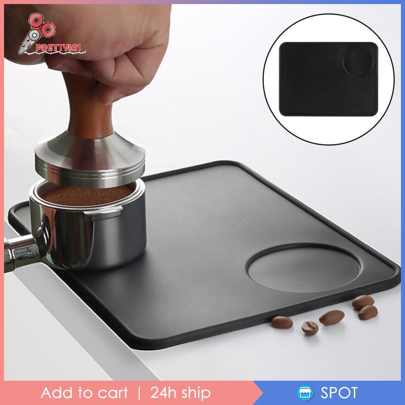 [Prettyia1] Tấm Lót Ly Bằng Silicone Cấp Thực Phẩm Chống Trượt Cho Barista