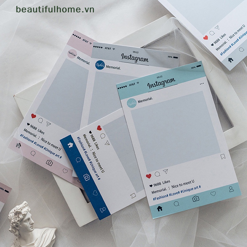 Bộ 10 Thẻ Giấy Cứng Trưng Bày Móng Tay Nghệ Thuật
