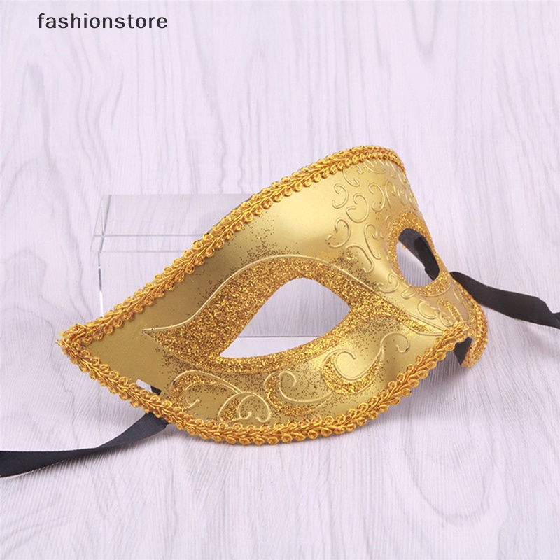 Mặt Nạ Hóa Trang Venetian Bằng Nhựa PP Phối Ren Cho Cặp Đôi