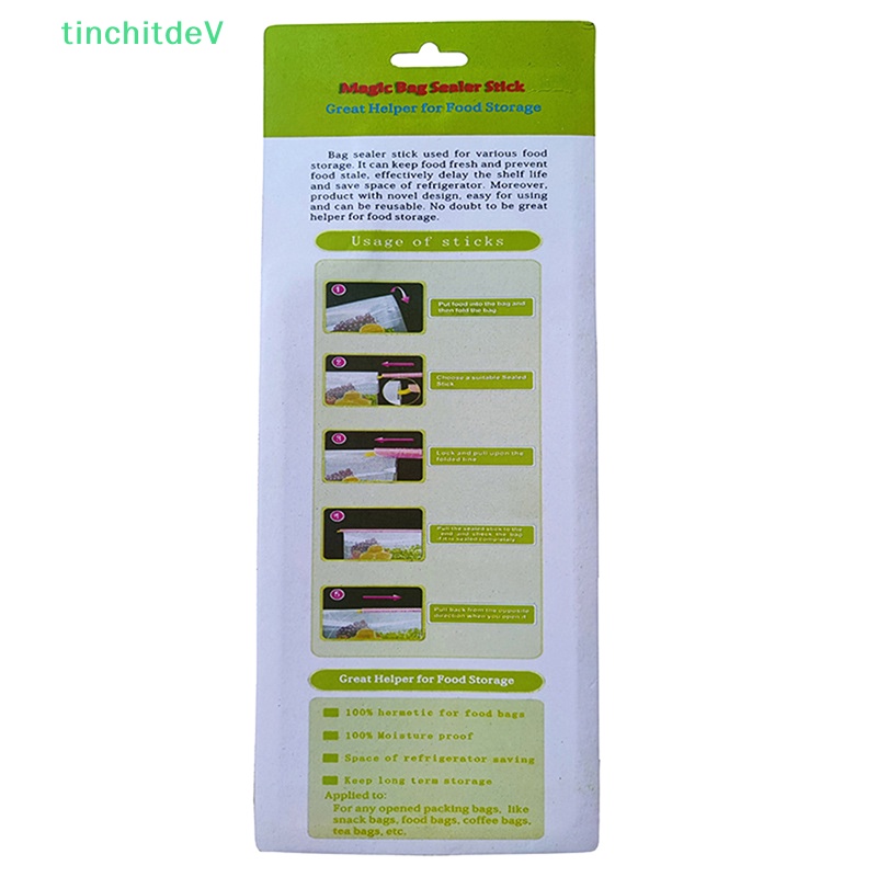 Kẹp Nhựa Niêm Phong Túi Thức Ăn Chống Ẩm Tiện Dụng Cho Nhà Bếp