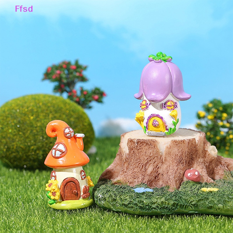 Mô Hình Lâu Đài Tiên Đầy Màu Sắc Dễ Thương Trang Trí Tiểu Cảnh