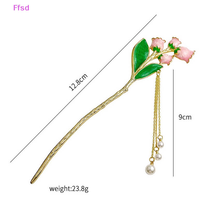 {Ffsd} Trâm Cài Tóc Hoa Lily Truyền Thống Trung Quốc Phụ Kiện Tóc Phong Cách Cổ Điển Thanh Lịch Cho Nữ * Hàng Bán Chạy