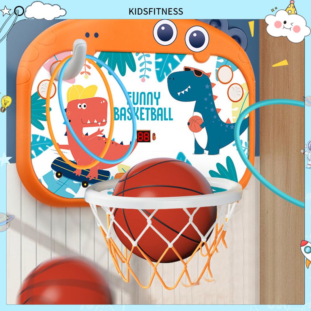 Trẻ em treo bảng bóng rổ Punch Free Room Basketball Hoop cho mẫu giáo trong nhà【Kids Fitness】