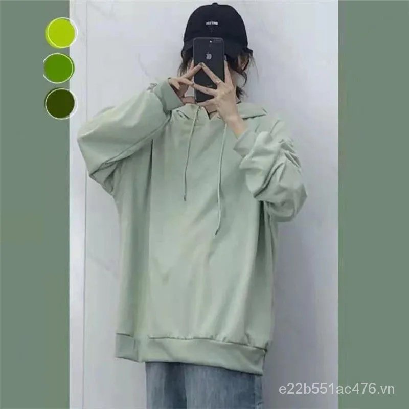 Bộ Áo Sweater Dáng Rộng + Quần Jean Dài Ống Rộng Màu Xanh Bạc Hà Thời Trang Xuân Thu 2023 Phong Cách Mới