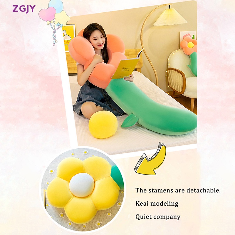 Thú Nhồi Bông Hình Hoa ZGJY Mềm Mại Trang Trí Nhà Cửa Mới