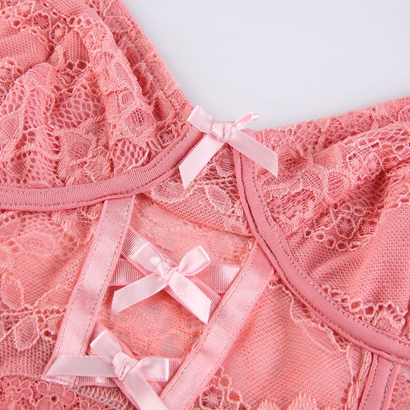 Áo 2K Hai Dây Phối Ren Gợi Cảm Dành Cho Nữ