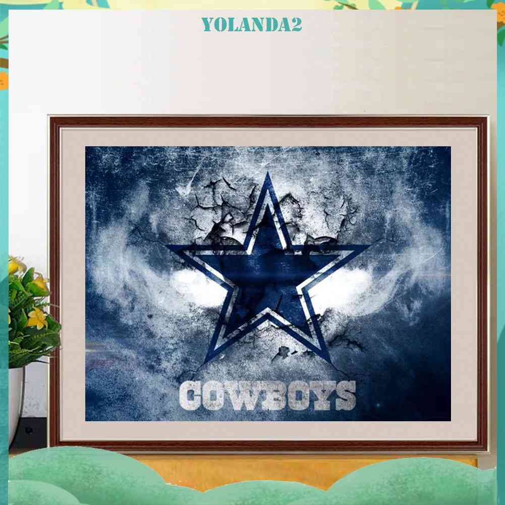 Tranh Đính Đá Kim Cương Toàn Bộ 5D DIY Hình Vẽ Cao Bồi