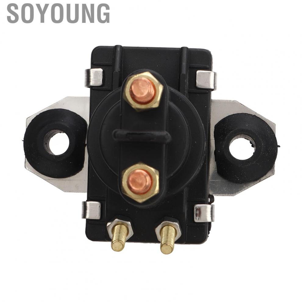 Soyoung Solenoid Relay Switch  Stable Performance 12V 4 Terminals 89 818997A2  for Marine 20‑90HP Engine