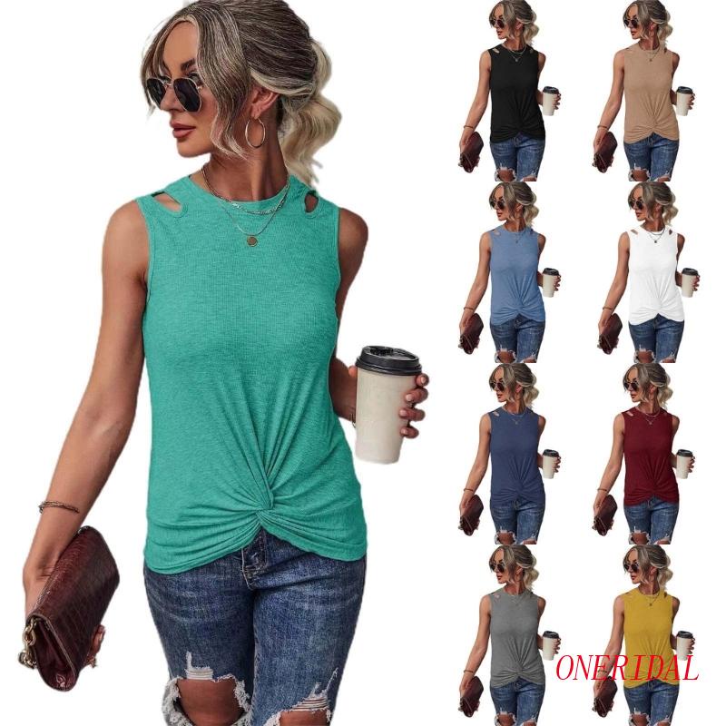Áo Tank Top Không Tay Dáng Rộng Thời Trang Mùa Hè Dành Cho Nữ