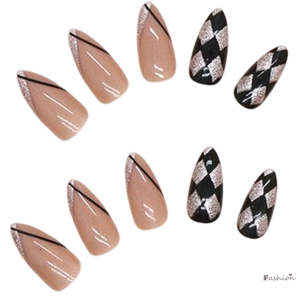 Móng Tay Giả Hình Thoi Dễ Sử Dụng