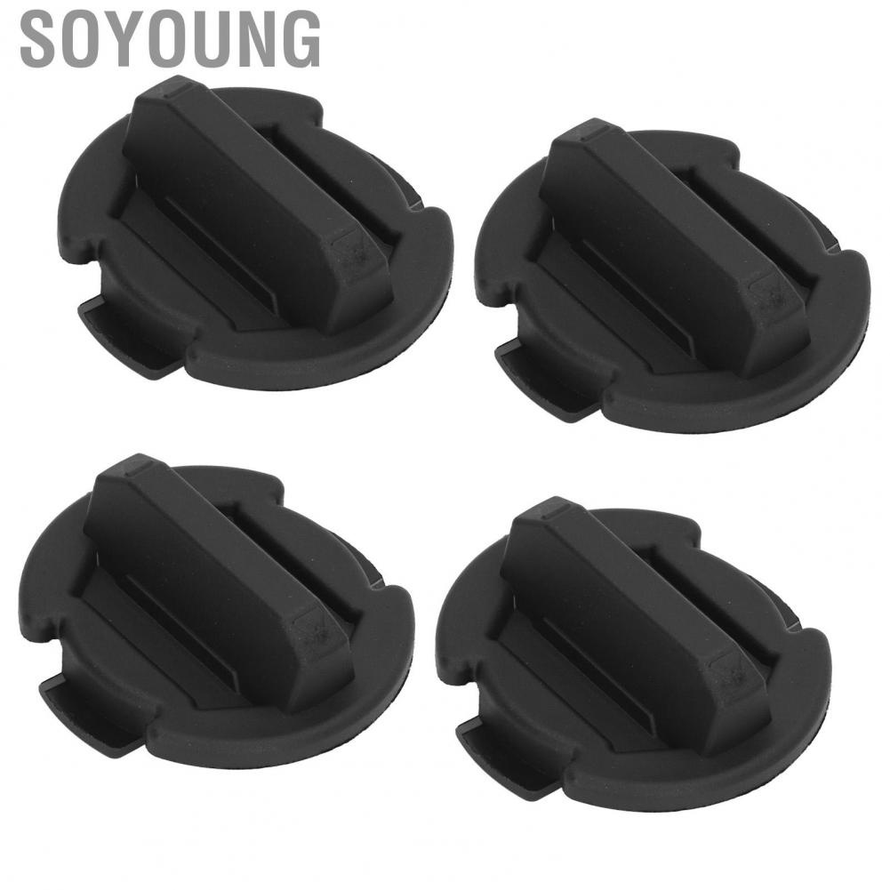 Soyoung Floor Drain Plug  4PCs Floor Drain Plug Twist Seal Great Sealing Long Lifespan Rust Resistant  for UTV