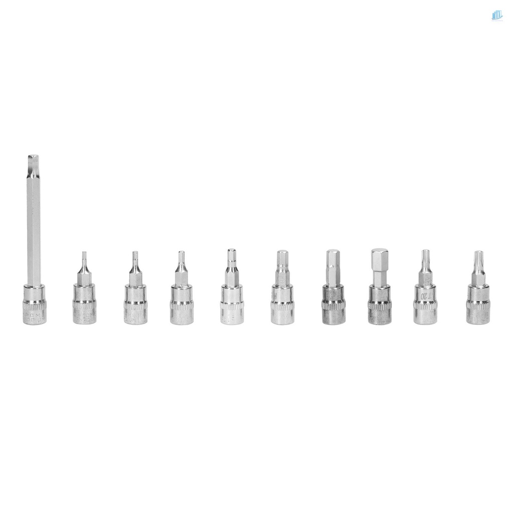 Bộ 11 Mũi Khoan Mô Men Xoắn (s2mwvn) 2~24Nm 1 / 4 Inch Có Thể Điều Chỉnh Tháo Gỡ Nhanh Cho Sửa Chữa Xe Đạp / Xe Hơi