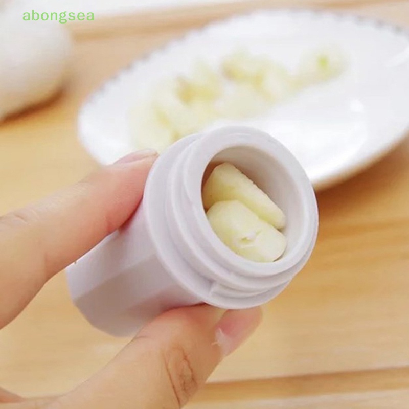 Abongsea Dụng Cụ Nghiền Tỏi Bằng Nhựa Dày Dặn Đa Năng Tiện Dụng Cho Nhà Bếp
