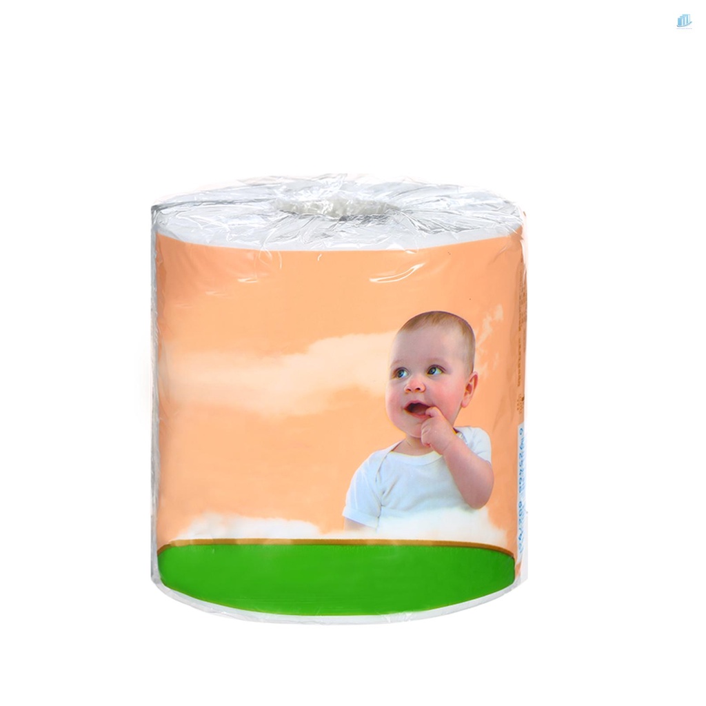 Cuộn Giấy Vệ Sinh 10 * 12cm 270 4 Lớp Bằng Bột Gỗ Tiện Dụng Cho Gia Đình / Khách Sạn