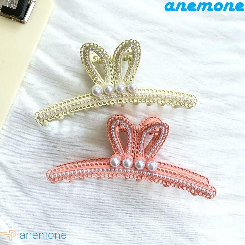 Kẹp Tóc Càng Cua Cỡ Lớn Hình Tai Thỏ Phong Cách Hàn Quốc Ngọt Ngào Cho Nữ