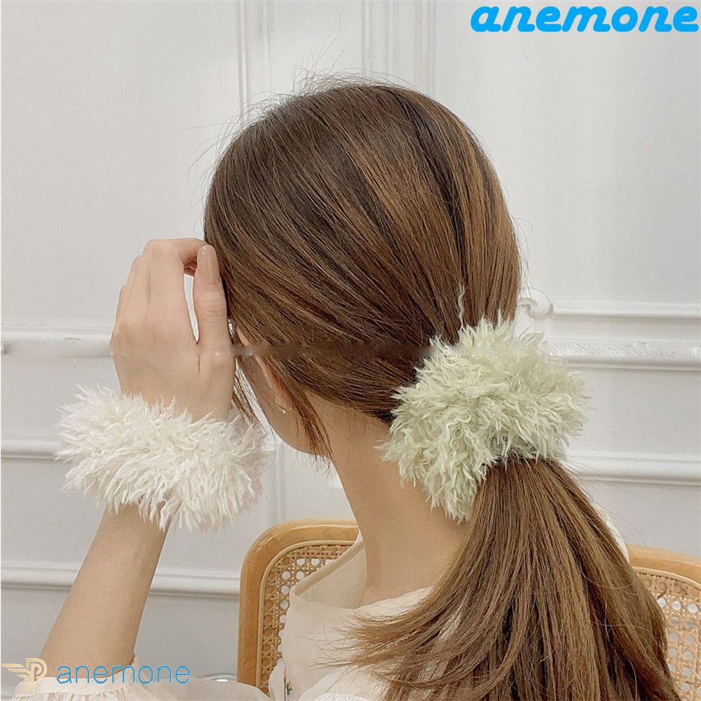 Dây Cột Tóc Lông Chồn Nhân Tạo Mềm Co Giãn Ngọt Ngào Cho Nữ Giá Đỡ