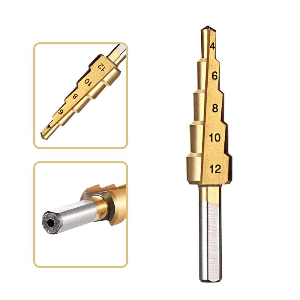 KUNHEV Mũi Khoan Xoắn Ốc Tốc Độ Cao 3 6 8mm Bằng Chất Liệu Titan Tiện Dụng