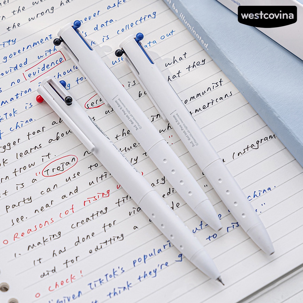 [COD]♪Bút Mực Gel Ngòi 0.5mm Màu Sắc Tươi Sáng Có Thể Tháo Rời