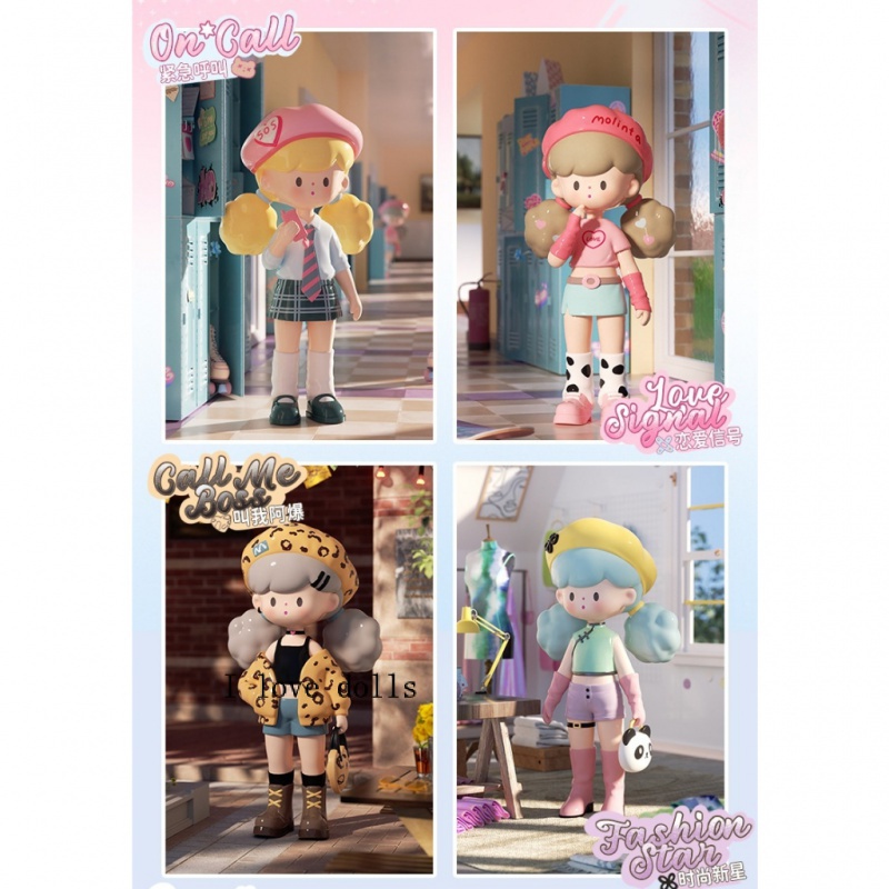 Mô Hình Nhân Vật molinta Sister Gossip Club Dễ Thương