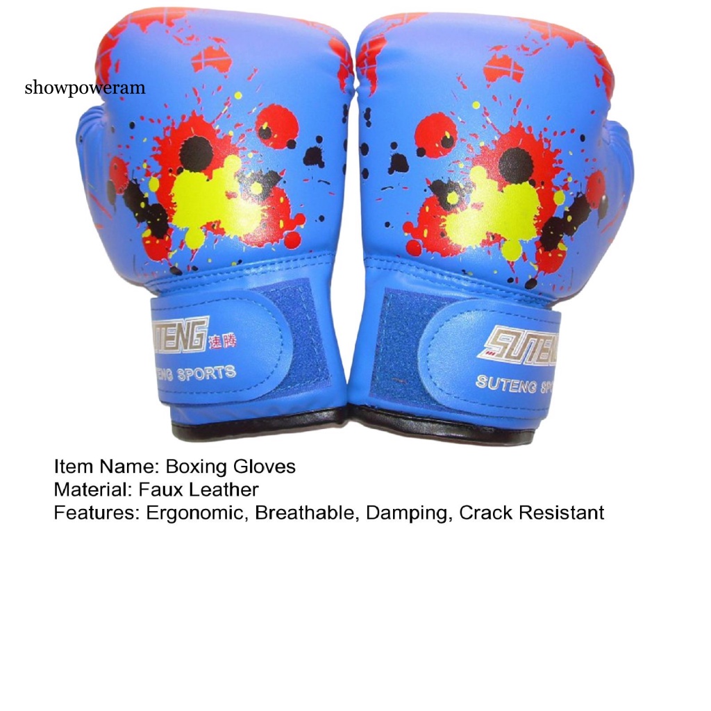 1 Cặp Găng Tay Thoáng Khí Dùng Luyện Tập Muay Thái / Quyền Anh An Toàn