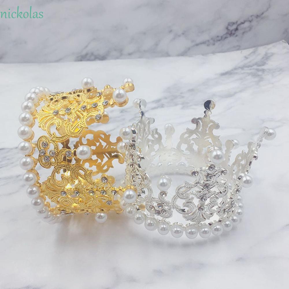 Vương Miện Cài Tóc Xinh Xắn Đáng Yêu Cho Bé Gái|Topper Trang Trí Bánh Kem