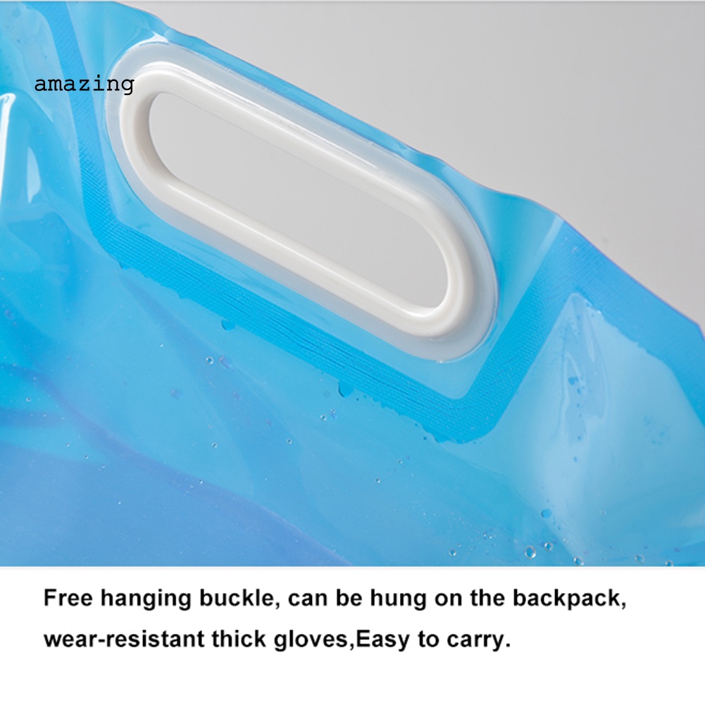 Túi Đựng Nước Có Thể Gấp Lại 3 / 5 / 10L Tiện Dụng Khi Đi Cắm Trại