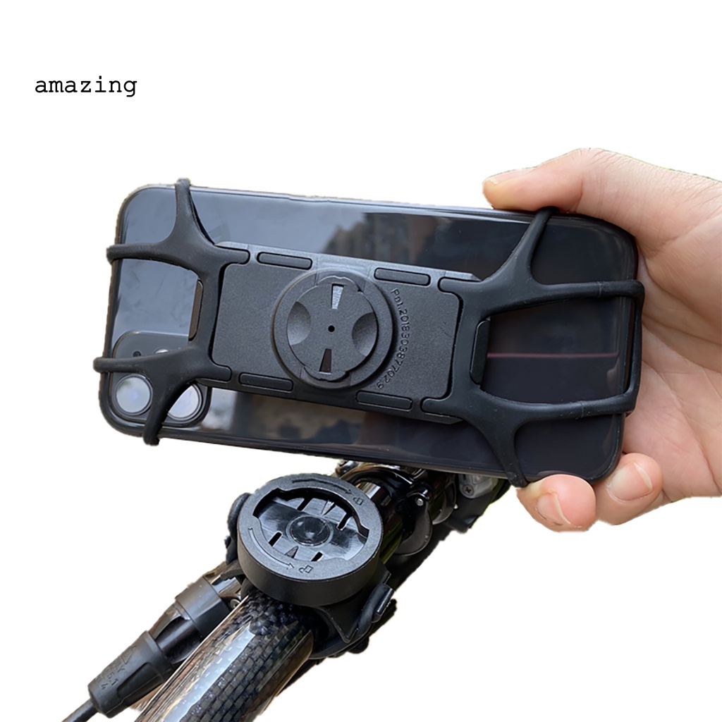 Giá Đỡ Đồng Hồ Tốc Độ Bằng Silicone Cho Xe Đạp