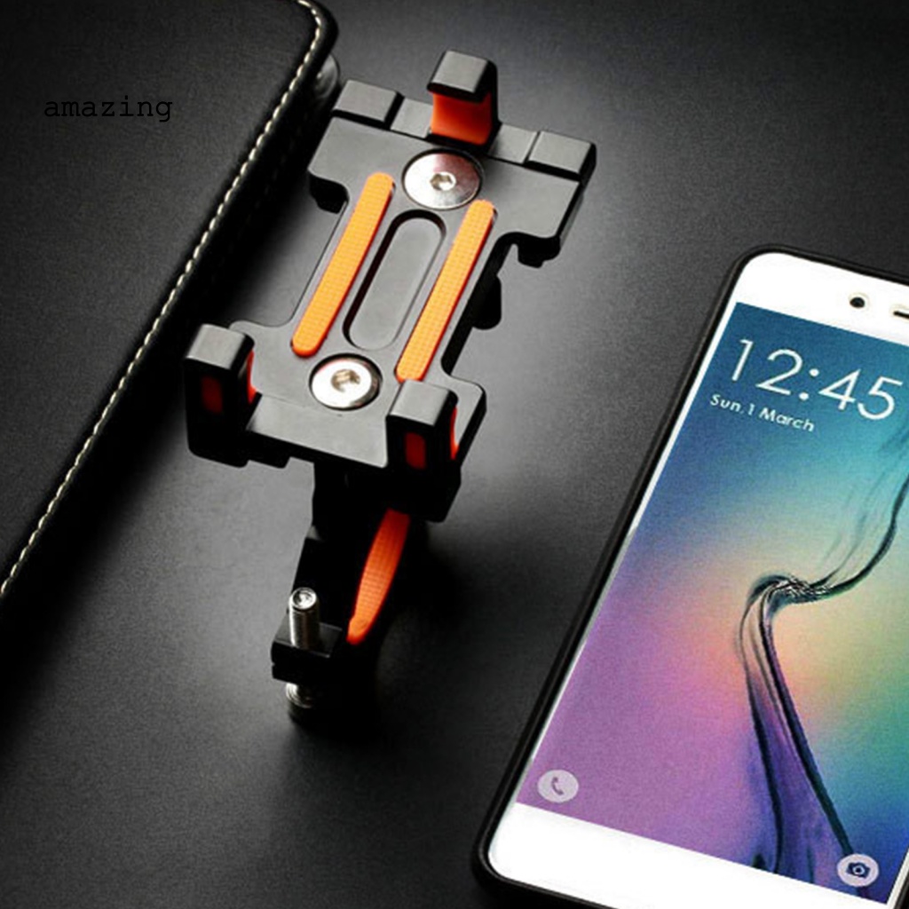 Giá Đỡ Điện Thoại Bằng Hợp Kim Nhôm Gắn Xe Đạp Leo Núi Tiện Dụng