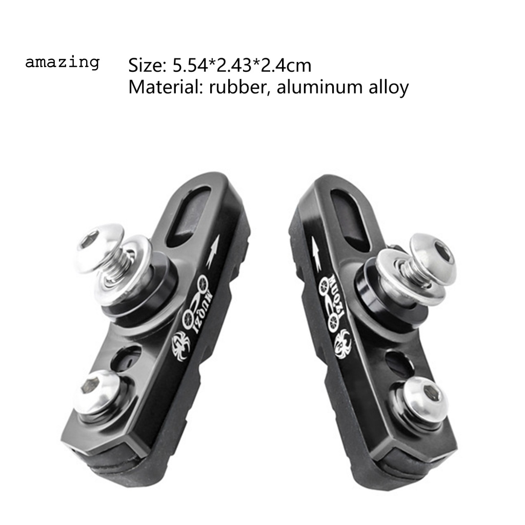 1 Cặp Má Phanh Xe Đạp Bằng Hợp Kim Nhôm Chất Lượng Cao