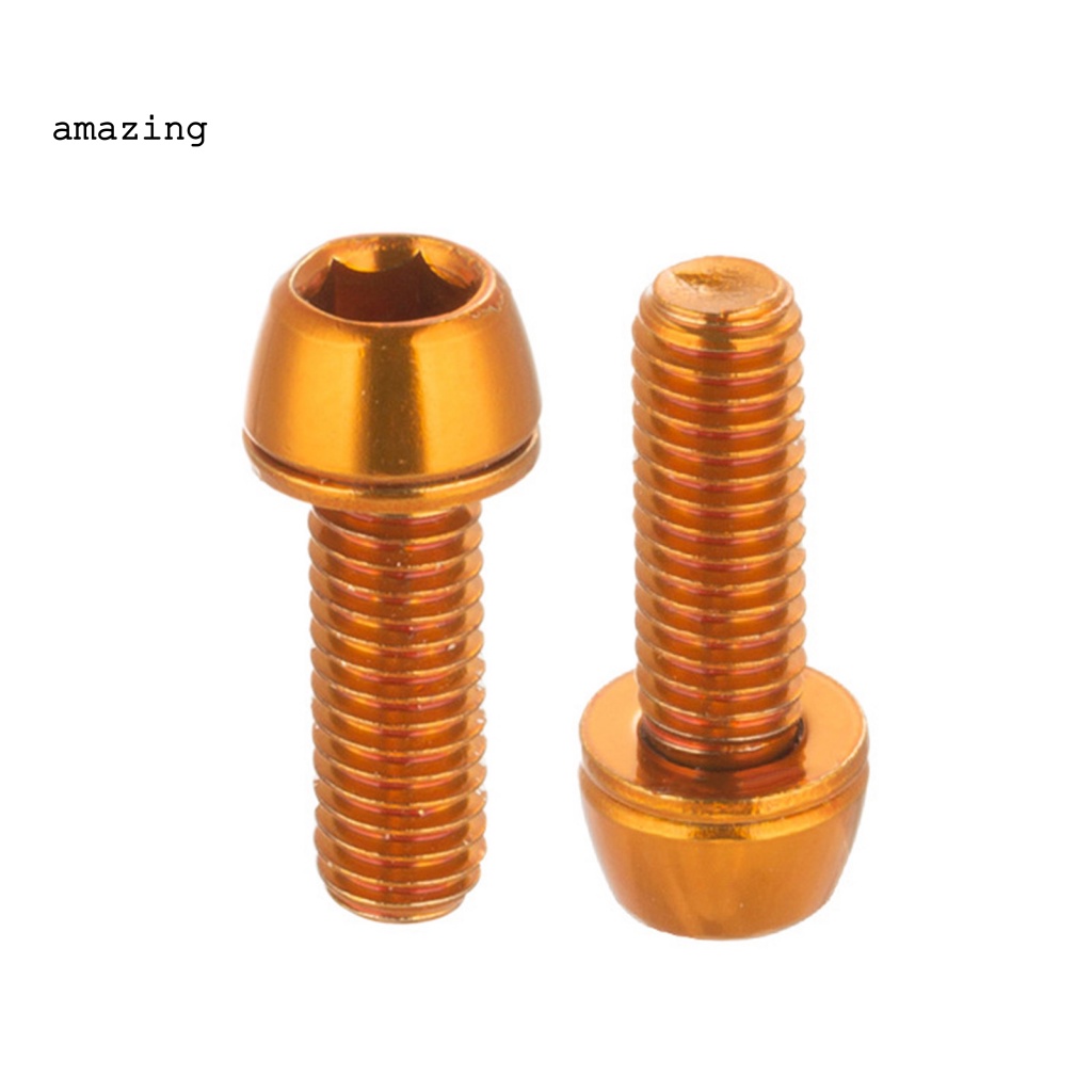 Set 2 Ốc Vít Cố Định Phanh Xe Đạp Bằng Hợp Kim CNC