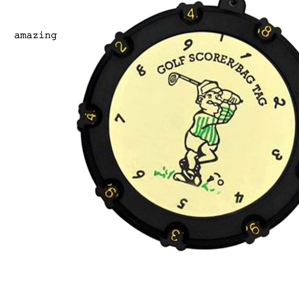 Dụng Cụ Đếm Điểm Chơi Golf 18 Lỗ Kèm Móc Khóa Tiện Dụng
